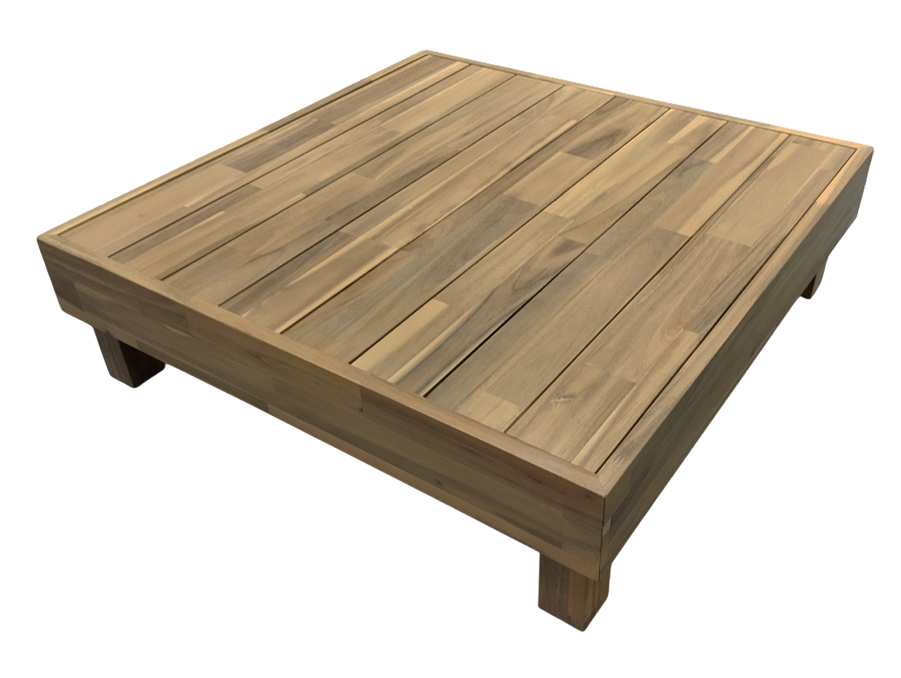 table basse extérieur en acacia massif