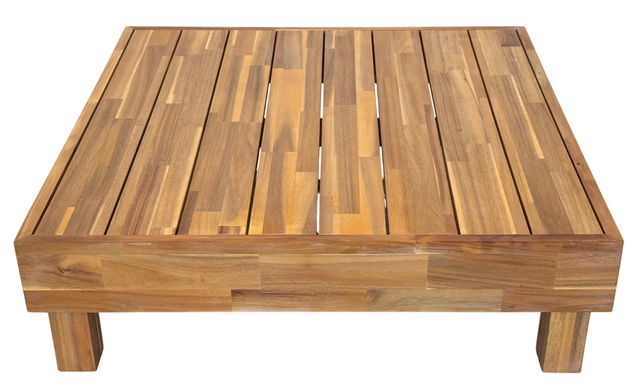 table basse extérieur en acacia massif