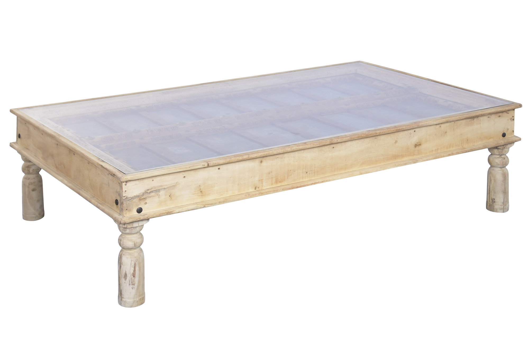 table basse en teck recyclé