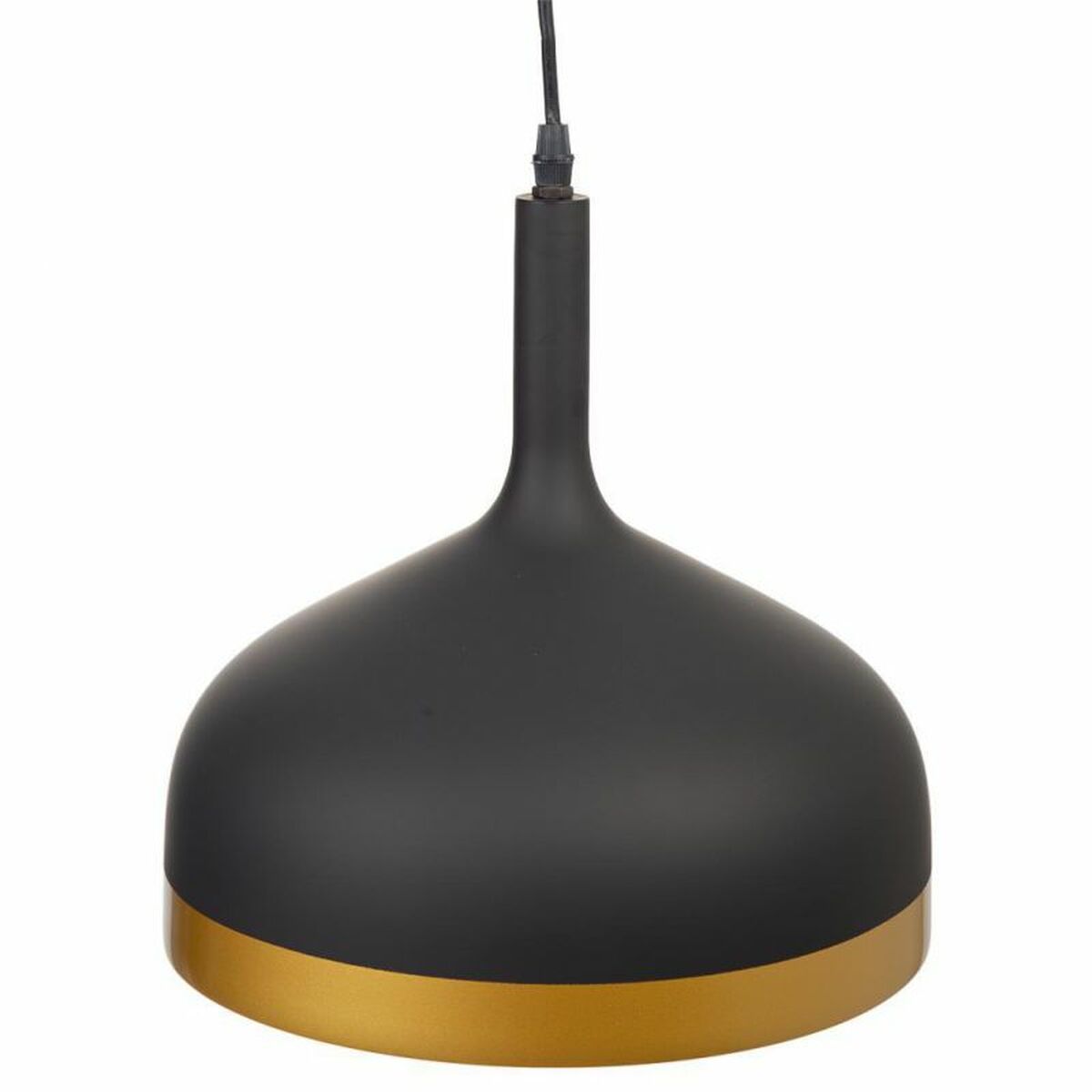 Suspension noire et dorée en fer 35 cm – Image 5