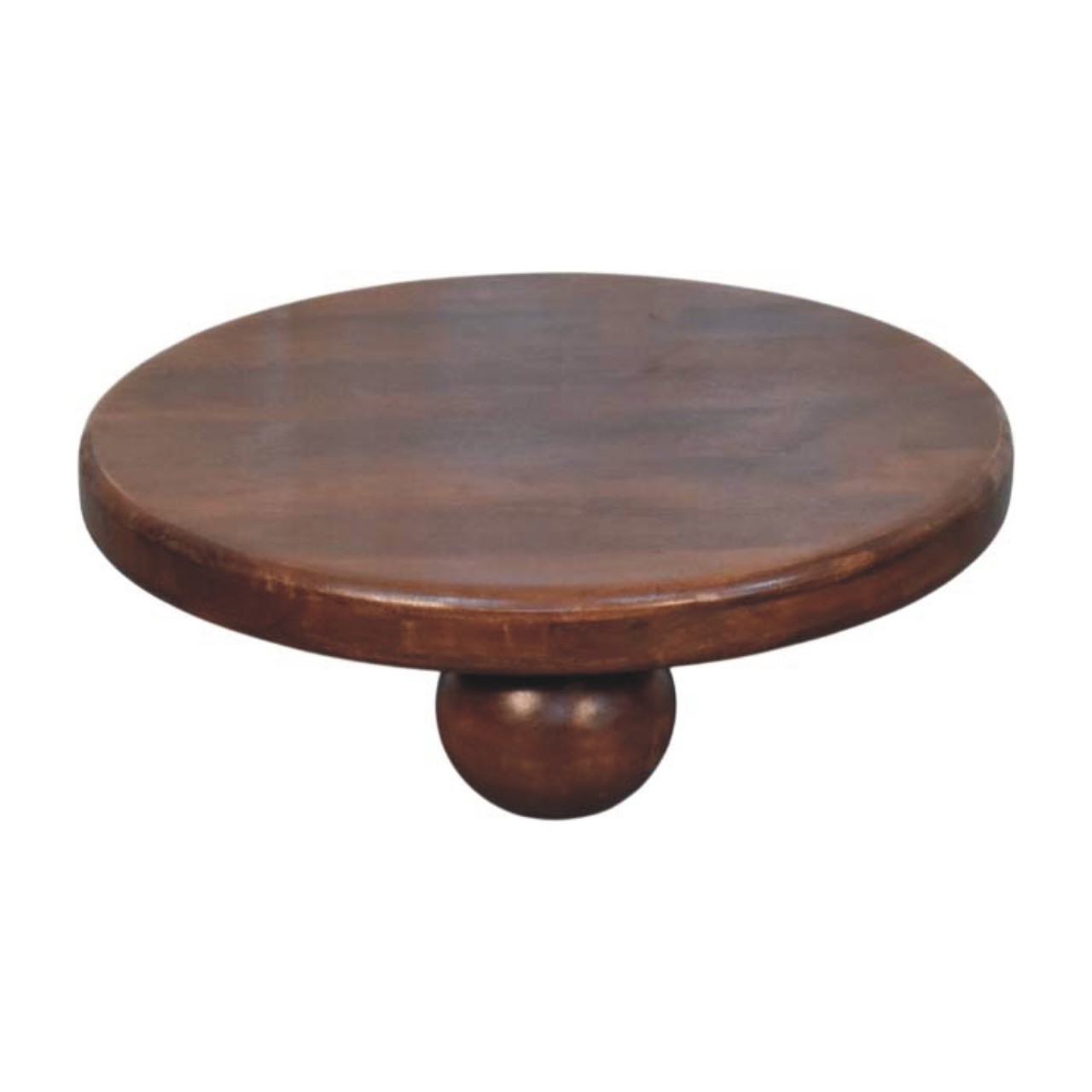 Table basse Bola ronde en manguier massif – 65 cm – Image 3